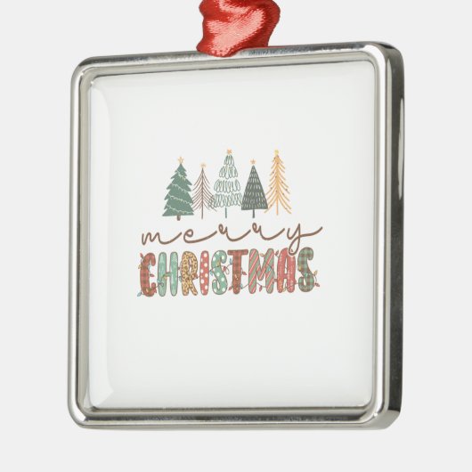 Weihnachten frohe Weihnachten Ornament Aus Metall (Links)