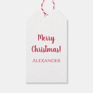 Weihnachten Frohe Weihnachten Personalisiert Minim Geschenkanhänger