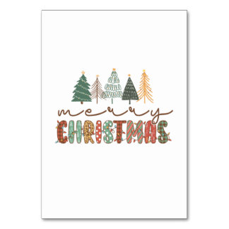 Weihnachten frohe Weihnachten Tischnummer