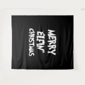 Weihnachten - Frohe Weihnachten Wandteppich (Vorderseite (Horizontal))