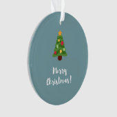 Weihnachten, frohe Weihnachten, Weihnachten Ornament (Vorderseite)