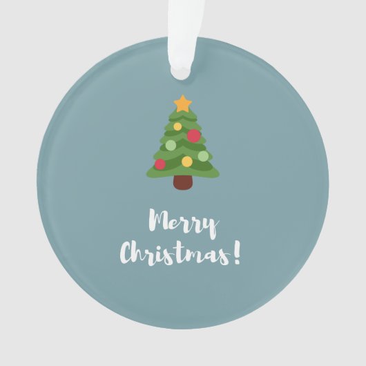 Weihnachten, frohe Weihnachten, Weihnachten Ornament (Vorderseite)