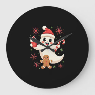 Weihnachten Frohe Weihnachten zum Geschenk Weihnac Große Wanduhr