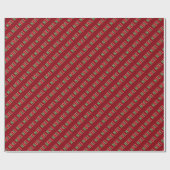 WEIHNACHTEN Frohe Weihnachtsgeschenke Wrap Geschenkpapier (Flach)