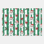 Weihnachten Fröhlich & Hell Geschenkpapier Set (Vorderseite 2)