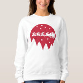 Weihnachten, fröhlich und hell, fröhlich, modern,  sweatshirt (Vorderseite)