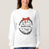 Weihnachten, fröhlich und hell, fröhlich, modern,  sweatshirt (Vorderseite)
