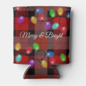 Weihnachten fröhlich und hell leuchten dosenkühler (Vorderseite)