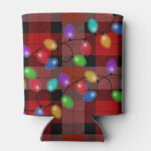 Weihnachten fröhlich und hell leuchten dosenkühler (Rückseite)