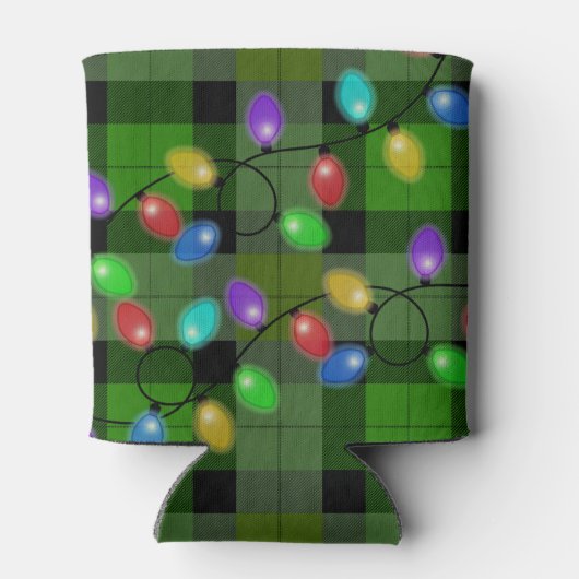 Weihnachten fröhlich und hell leuchten dosenkühler (Rückseite)