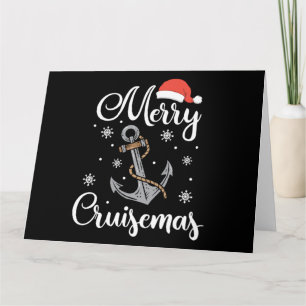 Weihnachten Fröhliche Cruisemas Urlaub Kreuzfahrt  Karte