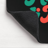 Weihnachten Fröhliche Mini Niedlich Moderne Tygrap Mousepad (Ecke)