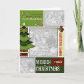 Weihnachten FÜGEN SIE IHREN FOTO Whimsical Tree hi (Vorderseite)