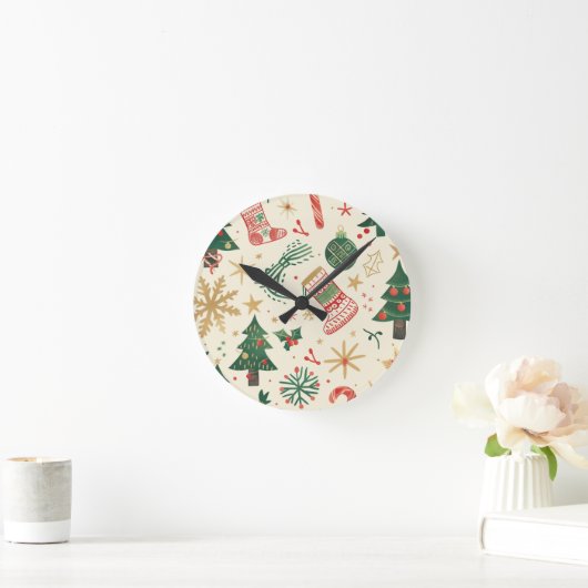 Weihnachten - Füllen Sie Ihre Zuhause - Uhr (Zuhause)
