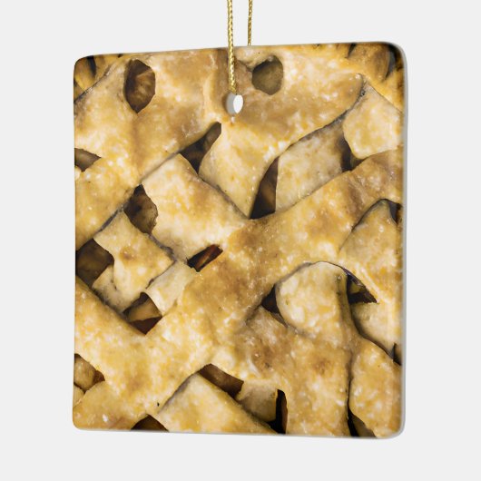 Weihnachten | Funny Apple Pie Pun Keramikornament (Links)