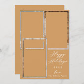 Weihnachten Funny Pet Happy Urlaub 3 Foto Urlaub (Vorne/Hinten)