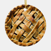 Weihnachten | Funny Pie Pun Keramik Ornament (Vorne)