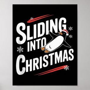 Weihnachten - Funny Pinguin Weihnachten Poster