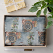 Weihnachten für Angelfreunde mit dem Weihnachtsman Seidenpapier (Geschenk)