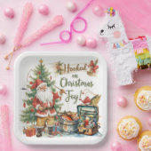 Weihnachten für Angelfreunde Pappteller (Party)