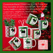 Weihnachten für Black Scottie Kaffeetasse