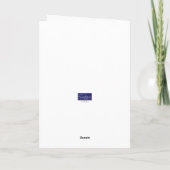 Weihnachten für Boss-Weibchen Stilvolle Dame Karte (Rückseite)