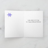 Weihnachten für Cousin u. ihre (Innenseite)