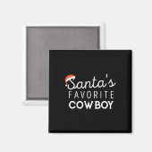 Weihnachten für Cowboys Magnet (Vorderseite/Rückseite)