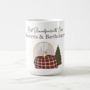 Weihnachten für die besten Großeltern nach Maß Kaffeetasse