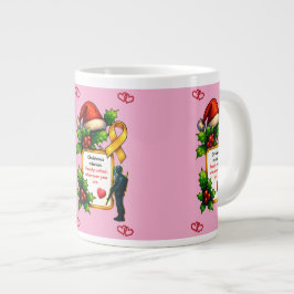 Weihnachten für die Militärfamilie – Christus Jumbo-Tasse