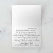 Weihnachten für diesen besonderen Sohn. (Innenseite)