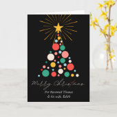 Weihnachten für ein Ende und seine Ehefrau Karte (Gelbe Blume)