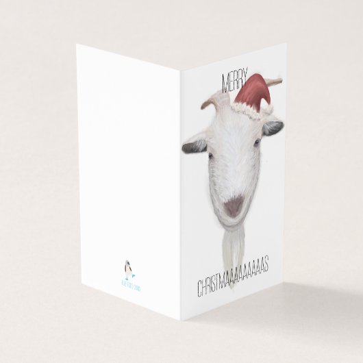 Weihnachten für eine Ziege (Vorderseite)