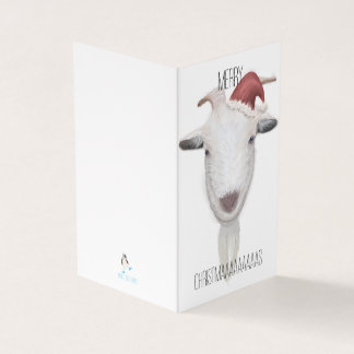 Weihnachten für eine Ziege