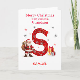 Weihnachten für Enkel Namen hinzufügen