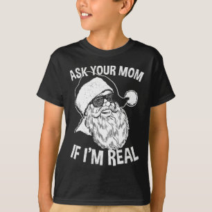 Weihnachten für Erwachsene Fragte deine Mama, wenn T-Shirt
