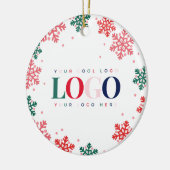 Weihnachten für feierliche Firmenfeiern Keramik Ornament (Links)