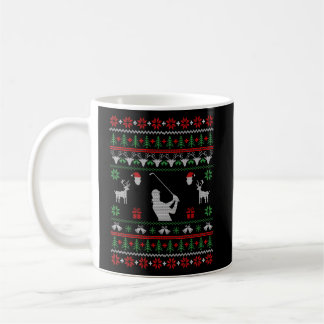 Weihnachten für Golfer Frauen Golf Ugge Weihnachte Kaffeetasse