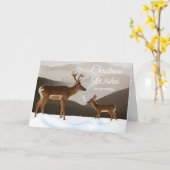 Weihnachten für Großvater im Winter Karte (Gelbe Blume)