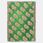 Weihnachten für Grüne Hühner Decke (Vorderseite Vertikal)