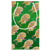 Weihnachten für Grüne Hühner Kleine Geschenktüte (Rückseite)