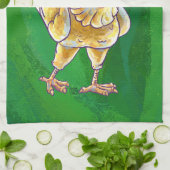 Weihnachten für Grüne Hühner Küchentuch (Gefaltet)