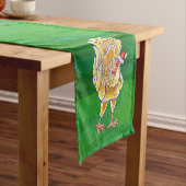 Weihnachten für Grüne Hühner Kurzer Tischläufer (Beispiel)