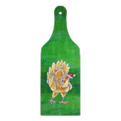 Weihnachten für Grüne Hühner Schneidebrett (Vorderseite)