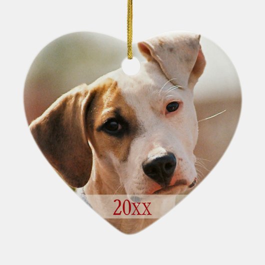 Weihnachten für Haustiere Keramik Ornament (Hinten)