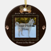 Weihnachten für Hunde oder Katzen Weihnachten Keramikornament (Vorne)