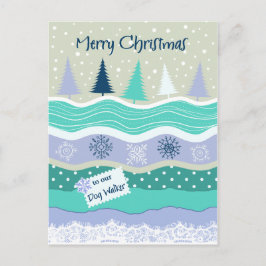 Weihnachten für Hunde Walker Snowflakes Scrapbooki