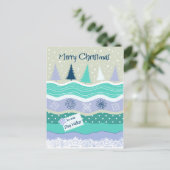 Weihnachten für Hunde Walker Snowflakes Scrapbooki (Stehend Vorderseite)