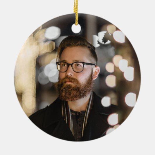 Weihnachten für immer in unseren Herzen verloren Keramik Ornament (Hinten)