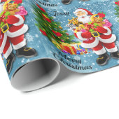 Weihnachten für junge Kinder Weihnachtsgeschenke u Geschenkpapier (Rolleneckpunkt)